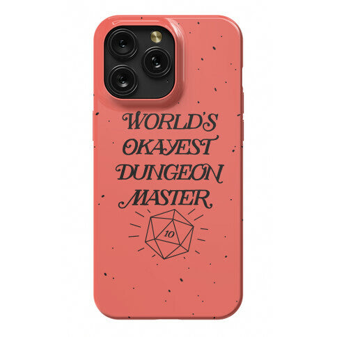 World's Okayest Dungeon Master Phone Case